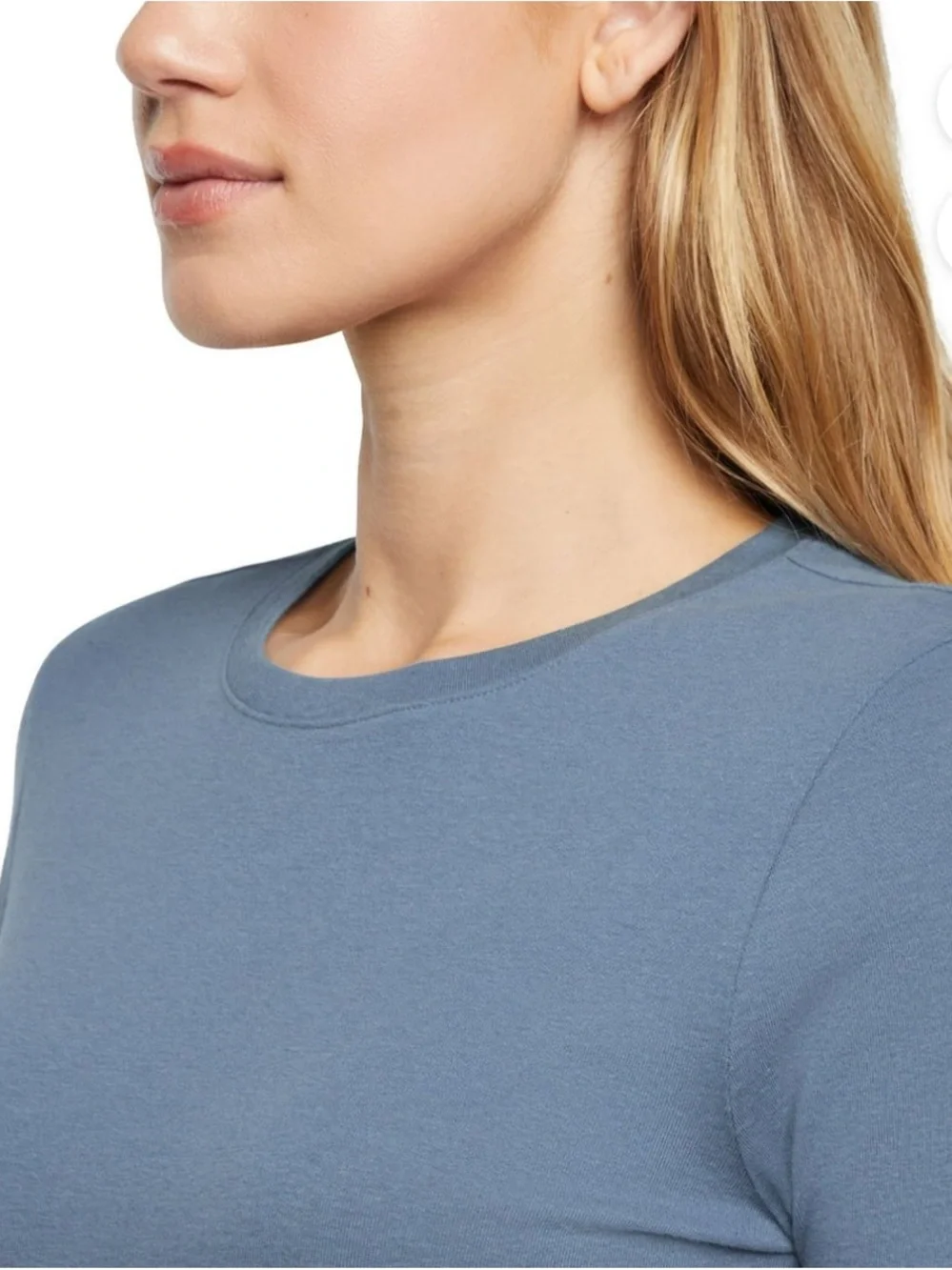 Eddie Bauer Women's Long Sleeve Crewneck Top - Slate Blue - Picture 5 of 9